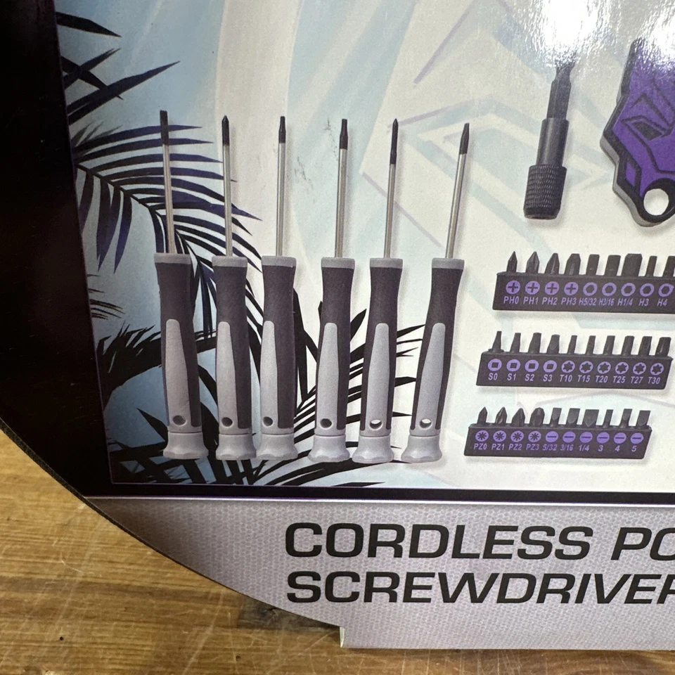 New Black Panther Legacy 41 Piece Cordless Power Screwdriver Tool Set - Image 4 of 4