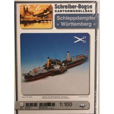 Schreiber-Bogen Kartonmodellbau Schleppdampfer Württemberg | Papiermodellbausatz