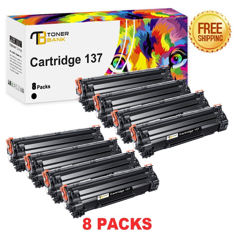 Toner Cartuccia Canon 137 (2 Pacchi) Per Stampanti Italia - Foto 6