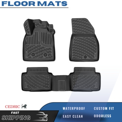 Car Floor Mats Liner for Dacia Duster 2024-2026 2WD E-Tech Full Hybrid 3D Rubber