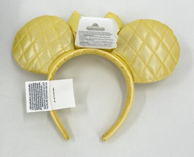 Disney Parks Bright Yellow Quilted Minnie Mouse Ears  display picture 1
