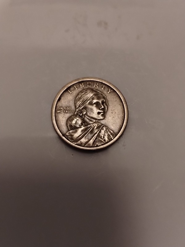 2010 P Native American Dollar Coin +9 Old Pennies.
