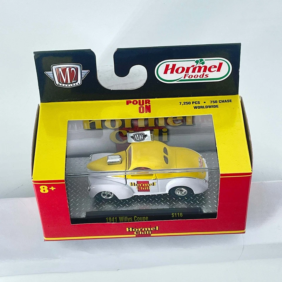 M2 Machines 1 64 Diecast Cars 1941 Willys Coupe Gasser Hormel S116 - Image 2 of 2