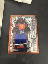 1996-97 Topps Finest - Common - Bronze #20 Tony Delk (RC) Charlotte Hornets