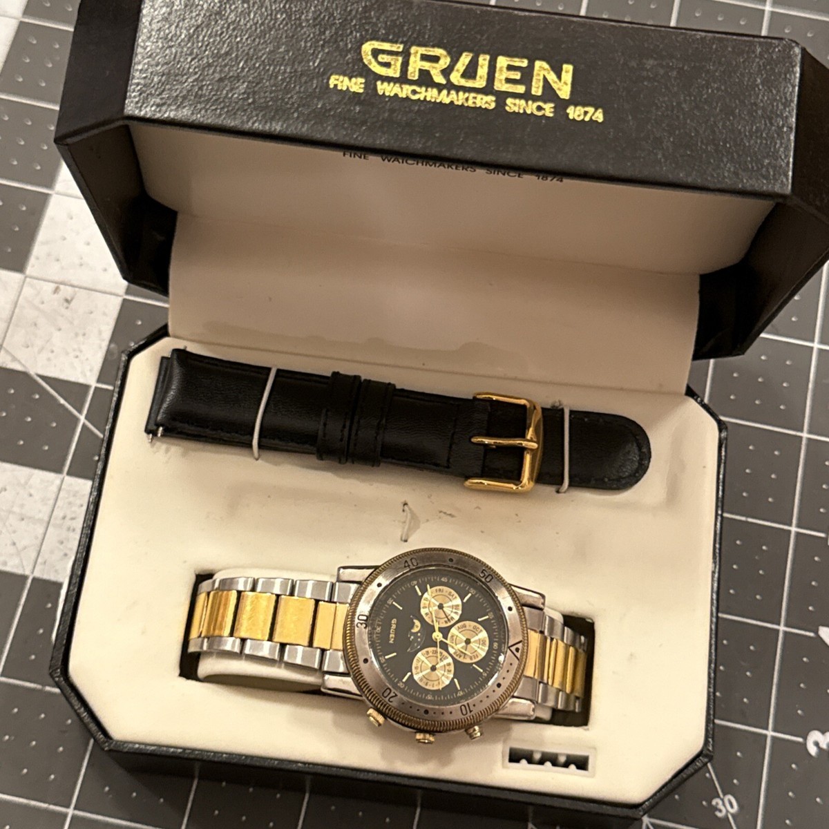 GRUEN ゴールド クォーツ時計 GRUEN ゴールド クォーツ時計