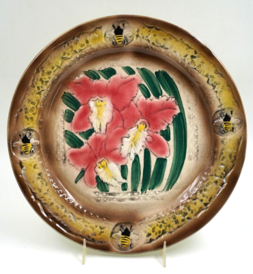 Fantastic Vintage Handmade Kani of Hawaii HAWAIIAN Ceramic Plate