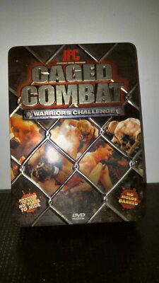 Caged Combat warriors challenge 3x DVD metal tin like new discs ifc ROH bye WWE