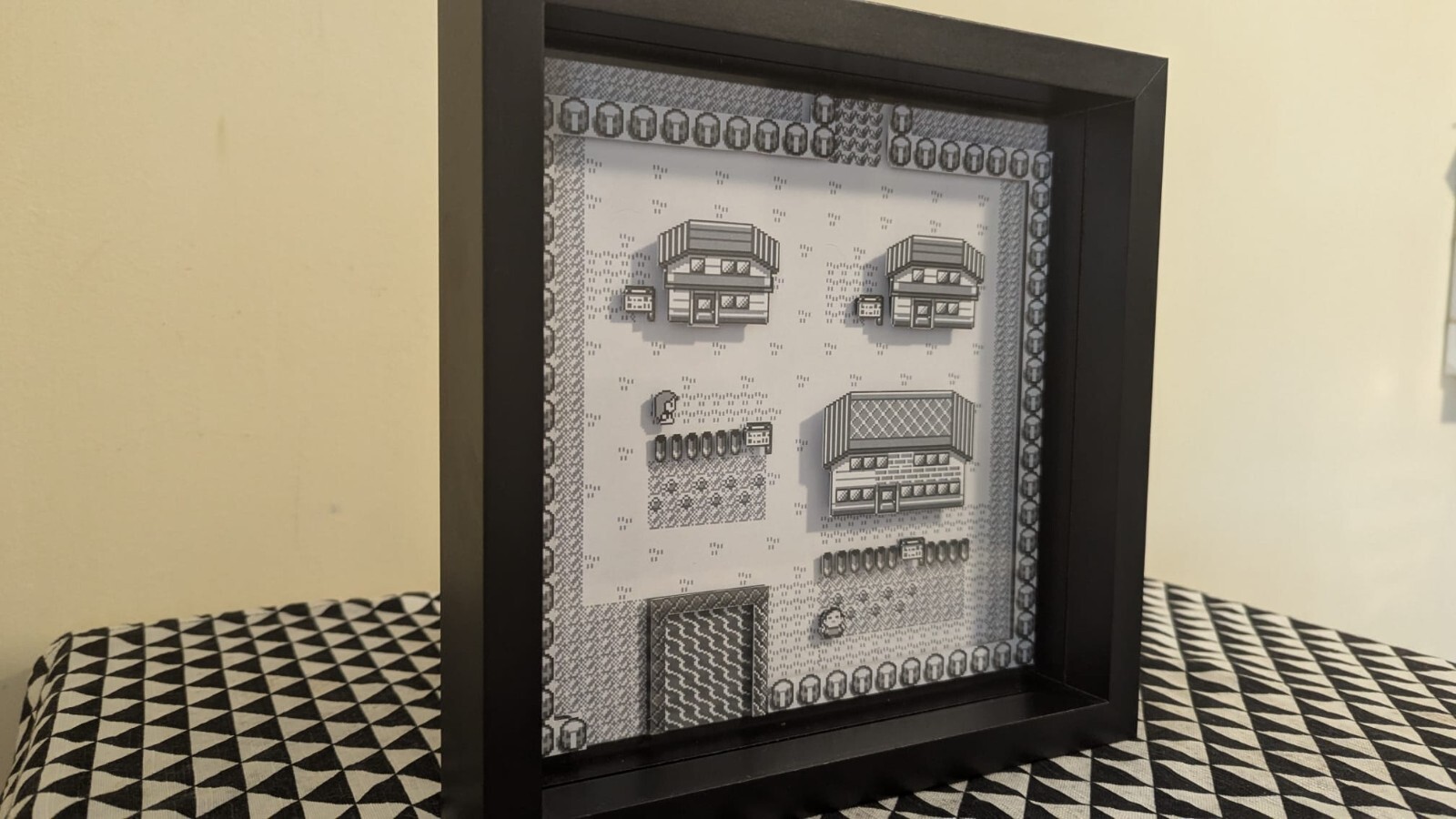 Pokemon "Pallet Town" - Handmade Wall Art  - Diorama - Cornice Shadowbox