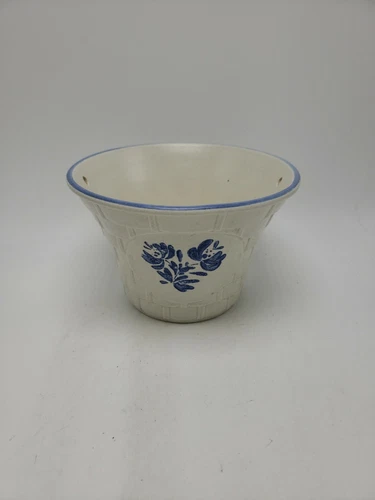 Pfaltzgraff "Yorktowne" Basket Flower Pot - 4 Inches High X 6 Inches Wide
