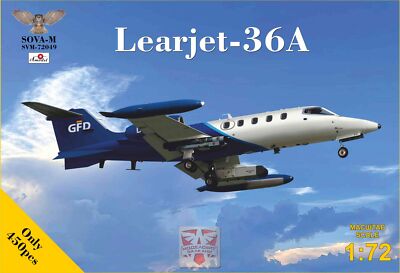 Sova Model 72049 - Learjet 36A with exper.radar pod Plastic model kit - 1/72