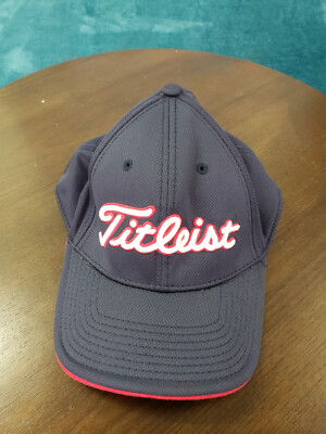 Titleist Mens Gray Golf Cap Hat Size Medium Large Fitted New Era