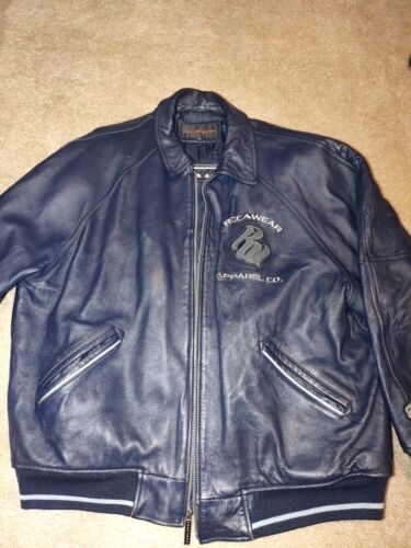 ROCAWEAR GENUINE LEATHER COAT JACKET  SIZE XXL VIN