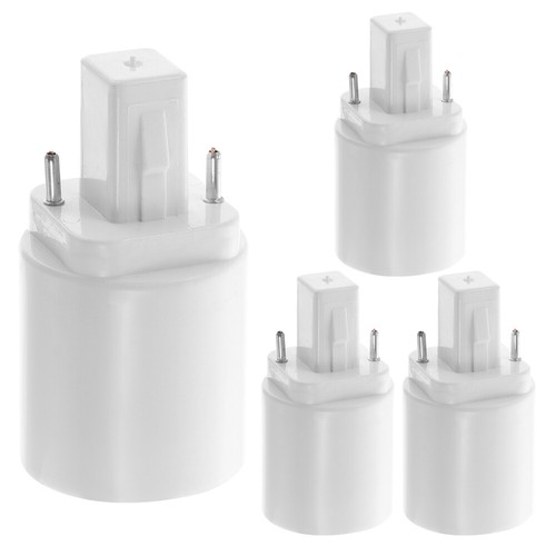 4 Pcs Lamp Copper Light Socket Bulb Base Converter