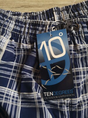 TenDegrees Cargo-Short, Herren, Gr. L, navy, kariert, Art. Nr. 891881