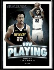 2020-21 Panini NBA Hoops Zeke Nnaji Now Playing RC #SS-4 Denver Nuggets