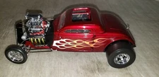 GMP 1934 NITRO COUPE RED METALLIC/FLAMES - CASE NEW - 18816 - FREE SHIPPING