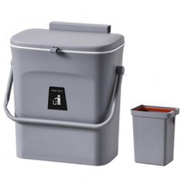 9L Wall Mounted Waste Bin with Lid&Odor The Ultimate Space-Saving Trash Solution