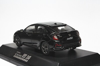 1/43 Scale Honda CIVIC Hatchback 2020 Black Diecast Car Model Toy