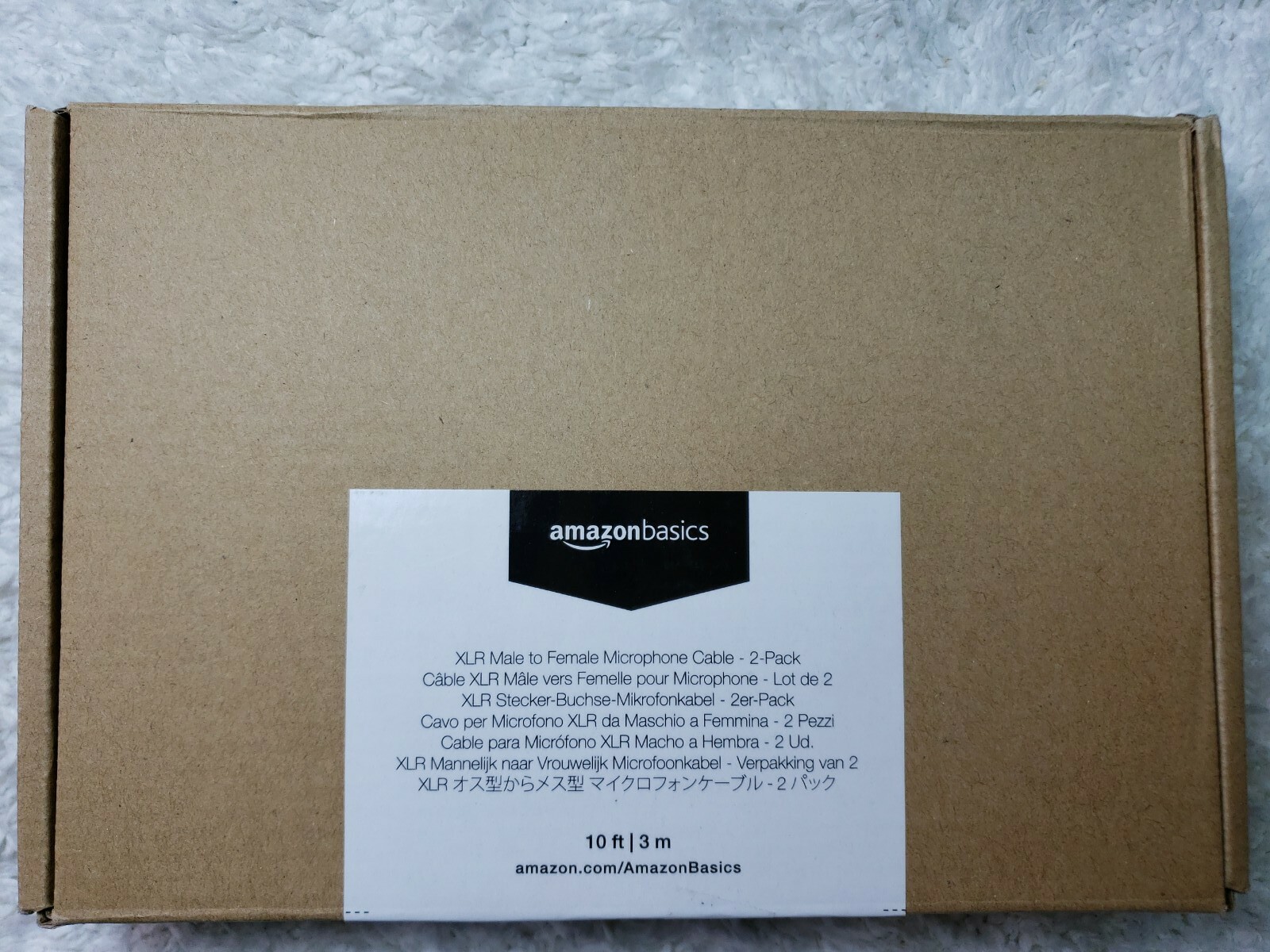 Microphone Cable XLR Cable 2 Pack 10 Ft XLR Male to XLR Female Balanced 3 PIN-image