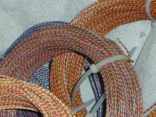 84 ft PAIR WESTERN ELECTRIC 22 GAUGE ,CLOTH, SILK, TINNED - Picture 7 of 8