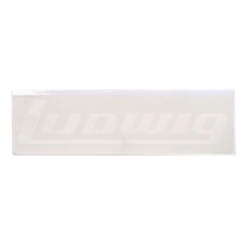 Ludwig P0414W Bass Drum Decal White 13"