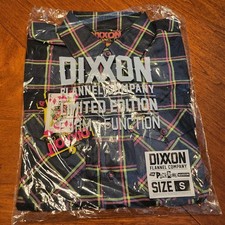 Dixxon Flannel Punk Rock Museum Men's Long Sleeve Small S NWT