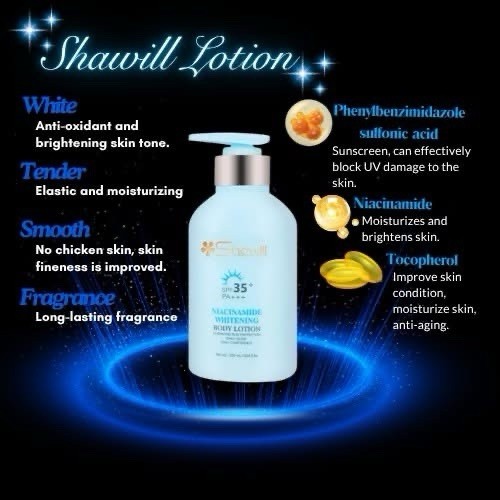 SHAWILL NIACINAMIDE WHITENING BODY LOTION SPF35+ PA+++ -300ml | eBay