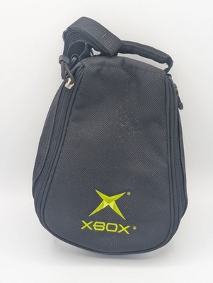 Microsoft Original Xbox Live Headset Game Storage Zip Carrying Case Black
