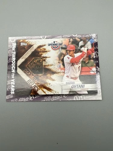 2021 Topps Baseball Opening Day SHOHEI OHTANI TTY-22 Through the Years 2019 Card