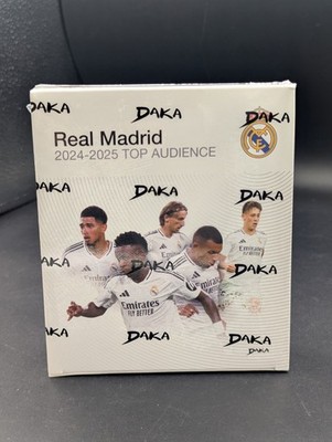 2024-25 DAKA Real Madrid Team Box TOP AUDIENCE Soccer Star Cards Sealed Us Selle