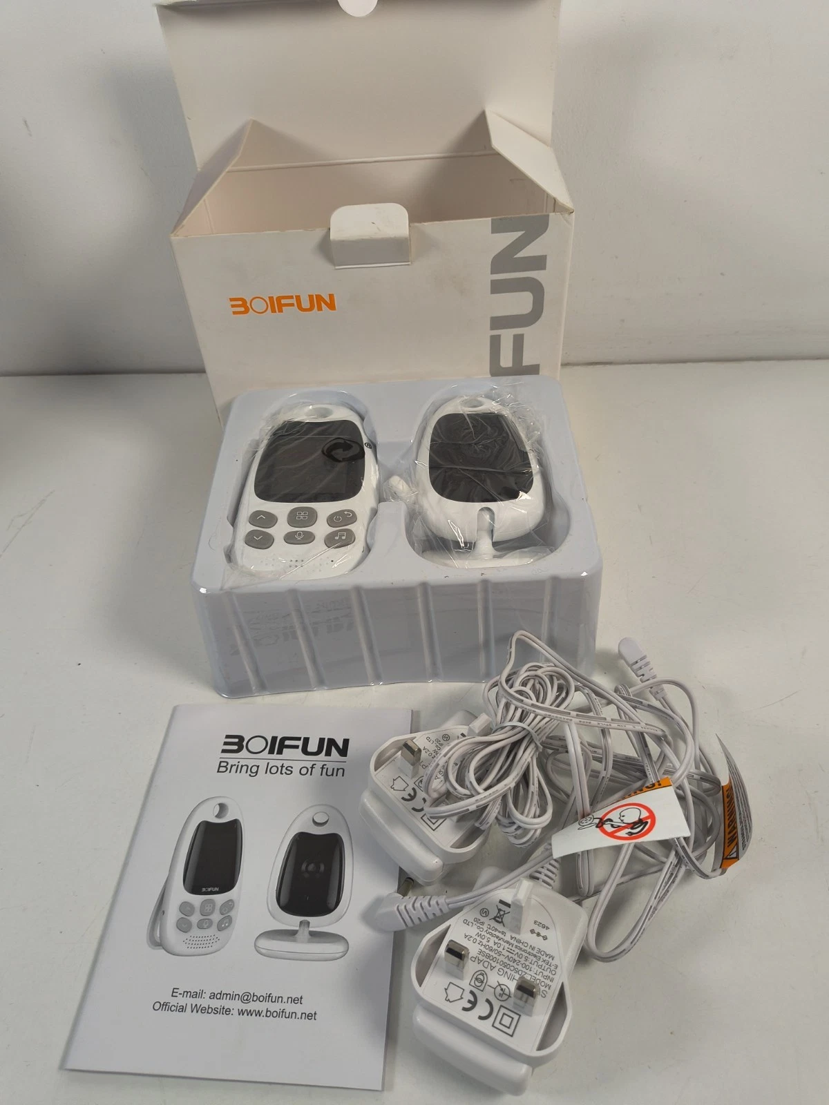 Boifun VB610 Baby monitor Camera, Lullaby, Wifi, Wireless, Night Vision
Opens in a new window or tab