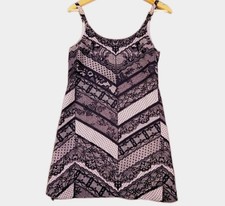 CABI Top Women  s Small Tank Top Black Lace Adjustable Straps Lining Sleeveless