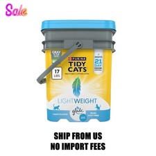 Purina Tidy Cats LightWeight Clumping Cat Litter, Glade Clear Springs Scent, 17