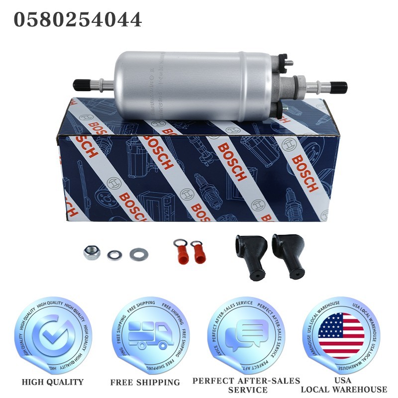 OEM 0580254044 GENUINE Bosch 044 Universal Inline External Fuel Pump 300lph E85