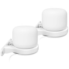 2-Pack ABS Wall Mount for Google Nest Wifi Router   Sleek  Secure White 