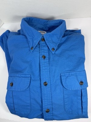 Brooks Brothers Shirt Mens Small Blue Regent Fit Chamois Button Down Long Sleeve