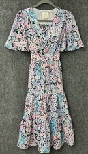 NWOT Kate Spade Daisy Garden Midi Dress California Dreamin Flutter Sleeve Size 2