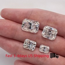 US Full Size Radiant Cut 0.2-10ct Sparkling Moissanite Loose D Color GRA VVS1