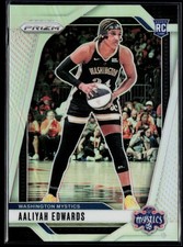 2024 Panini Prizm WNBA #70 Aaliyah Edwards Silver Prizms