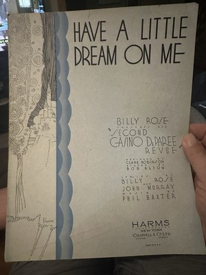 F SECOND CASINO DE PAREE REVUE sheet music (Billy Rose)  Dream On Me 