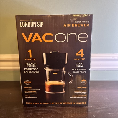 #ad Brand New The London Sip VacOne Vacuum Powered Air Brewer $105.00