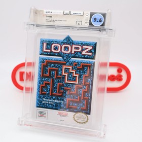 NES Nintendo Game LOOPZ - WATA GRADED 9.6 A! NEW & Factory Sealed with H-Seam!