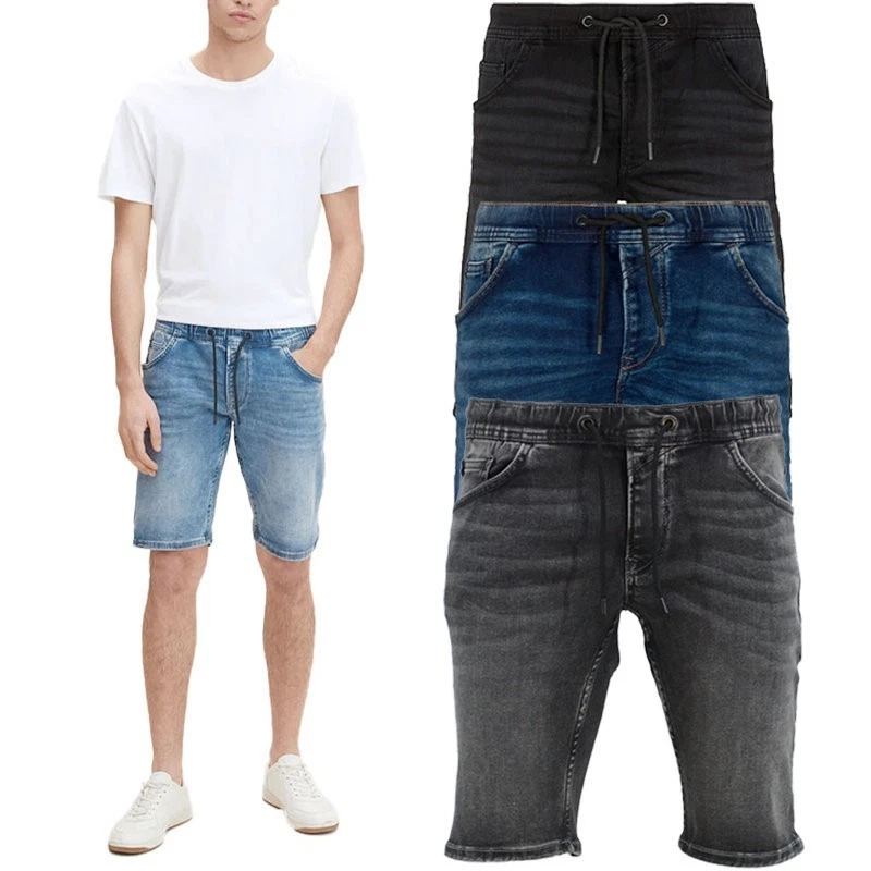 TOM TAILOR Mens Denim Shorts Stretch Roll Up Casual Denim Jeans Summer Half Pant
Opens in a new wind