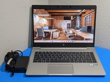 HP EliteBook 840 G6 14" FHD vPRO i7-8th Gen 1.9GHz 8GB 256GB SSD Win11Pro +PowAd