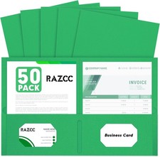 Two Pocket Folders 50 Pack 2 Pocket Folders Fit Letter Size Paper Paper Folders