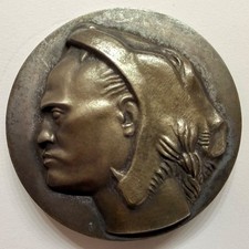 VENTENNIO Medaglia Opera Balilla Anno X - metallo dorato 50 mm  Fascismo