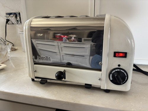 Dualit 4 Slice Toaster Stainless Steel Chrome Made in England D4VMH PARTS/REPAIR