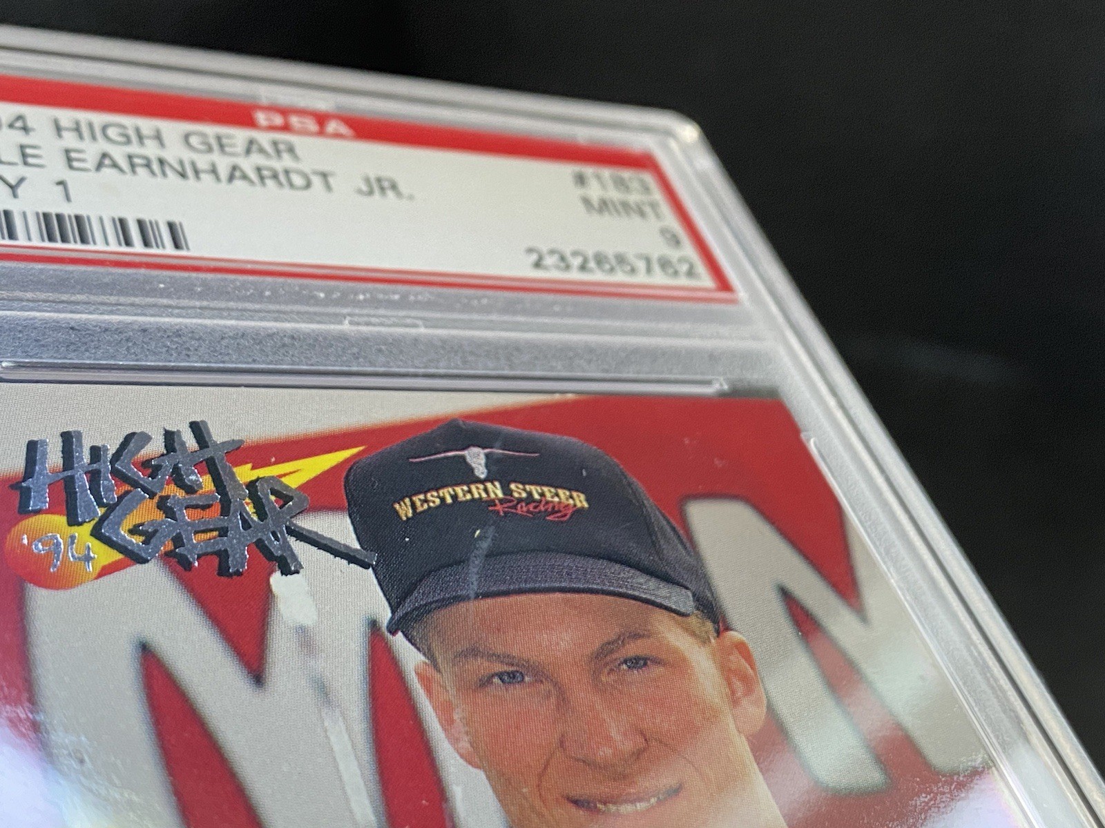 Read PSA 9 Dale Earnhardt Jr. 1994 High Gear Day 1 #183 Jr Mint Rookie Card Read view 2