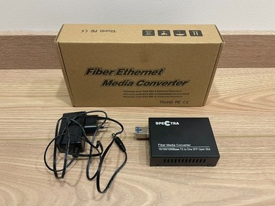 Spectra SFP Fiber Media Converter SFO-MC1000-SFP/DIP