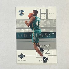 2003 Upper Deck UD Glass #56 PJ Brown New Orleans Hornets Card